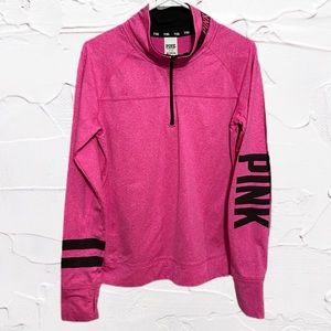 PINK by Victoria Secret LS Quarter zip size L